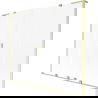 Mexen Velar L Duo vonios pertvara, 2 dalių, 170 x 150 cm, matinė, auksinė šlifuota - 896-170-003-32-55