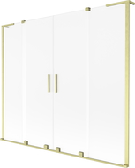 Mexen Velar L Duo vonios pertvara, 2 dalių, 170 x 150 cm, matinė, auksinė šlifuota - 896-170-003-32-55