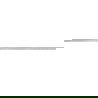 Mexen Line-B priekinės bordo juosta 180 cm, inox - 181003180U