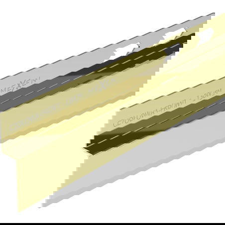 Mexen Line-B priekinė dušo padėklo juosta 130 cm, auksinė - 185003130U