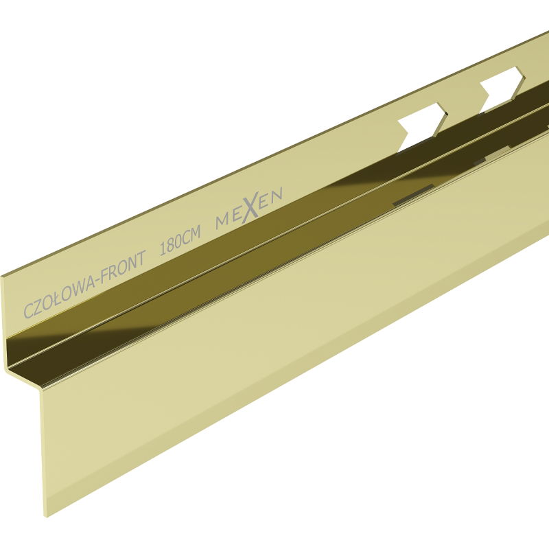 Mexen Line-B priekinė dušo juosta 180 cm, auksinė - 185003180U
