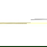 Mexen Line-B priekinė dušo borto juosta 180 cm, aukso spalvos matinė - 185503180U