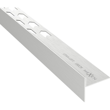 Mexen Line-B grindų nuolydžio juosta 180 cm kairė, inox - 181001180L