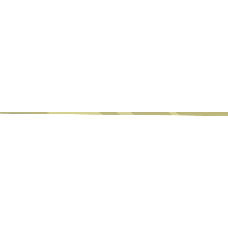 Mexen Line-B grindų nuolydžio juosta 180 cm kairė, auksinė - 185001180L