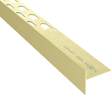 Mexen Line-B grindų nuolydžio juostelė 180 cm kairė, šepečiu valyta auksinė - 185501180L