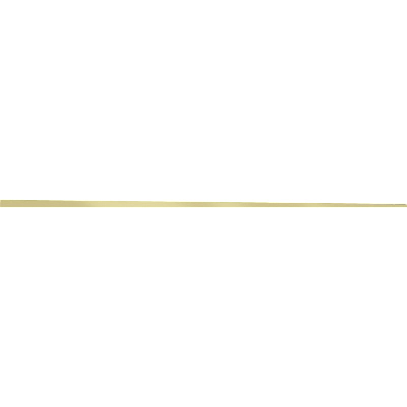 Mexen Line-B grindjuostė nuožulniai grindų 180 cm dešinė, auksinė šlifuota - 185501180R