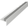 Mexen Line-B nuskleidžiančio stiklo juosta 120 cm dešinė, nerūdijantis plienas - 181004120R