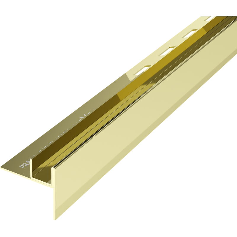 Mexen Line-B stiklo nuolydžio juostelė 120 cm dešinė, auksinė - 185004120R