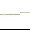 Mexen Line-B stiklo nuolydžio juostelė 120 cm dešinė, auksinė - 185004120R