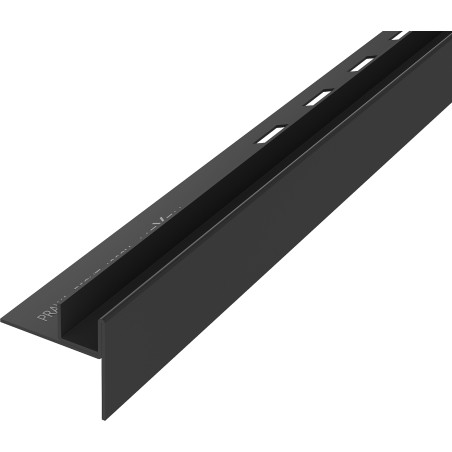 Mexen Line-B 120 cm dešinė stiklo nuolydžio juosta, juoda - 187004120R