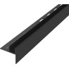 Mexen Line-B 120 cm dešinė stiklo nuolydžio juosta, juoda - 187004120R