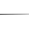 Mexen Line-B 120 cm dešinė stiklo nuolydžio juosta, juoda - 187004120R