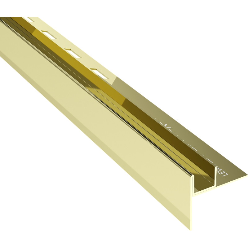 Mexen Line-B nukreipta juostelė stiklui 120 cm kairė, auksinė - 185004120L