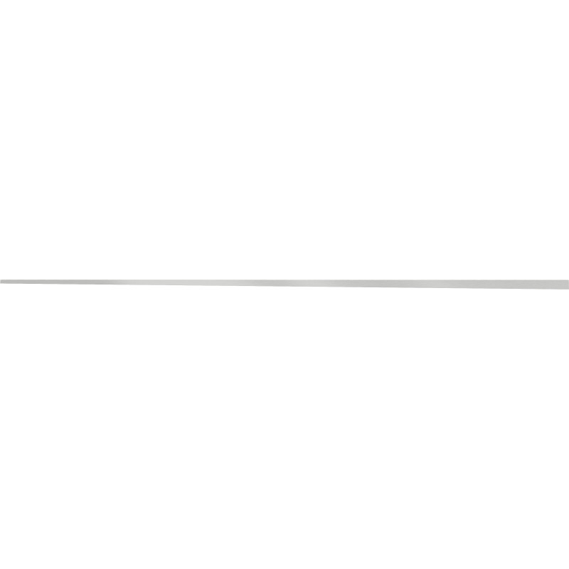 Mexen Line-B nuolydžio juosta stiklui 180 cm, kairė, inox - 181004180L