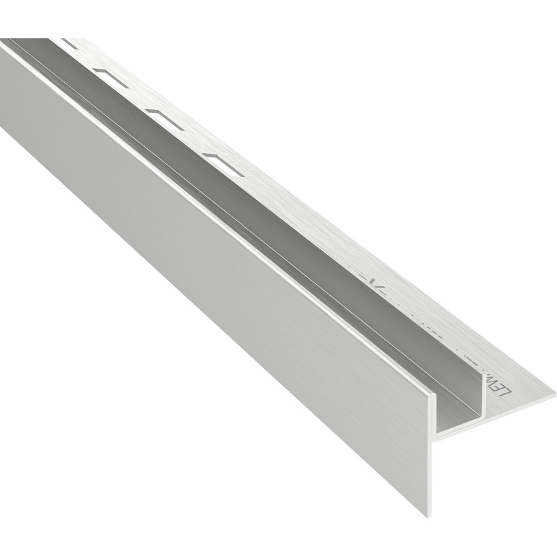 Mexen Line-B nuolydžio juosta stiklui 180 cm, kairė, inox - 181004180L