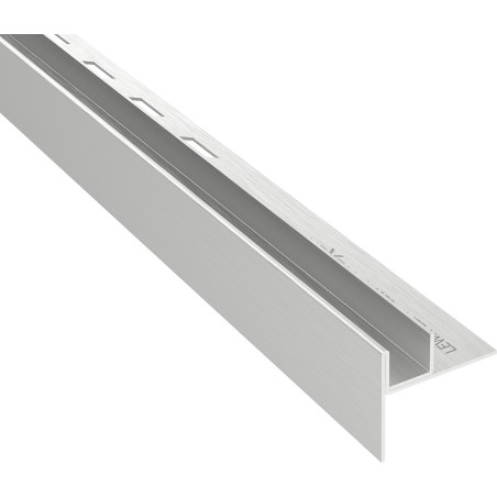 Mexen Line-B nuolydžio juosta stiklui 180 cm, kairė, inox - 181004180L