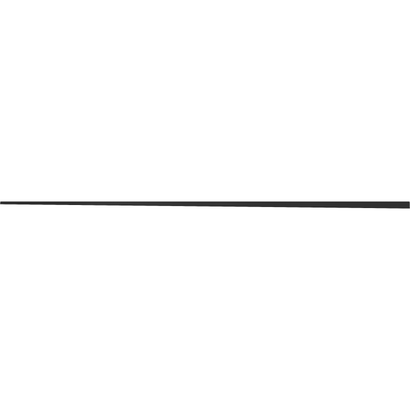 Mexen Line-B nuolydžio juosta stiklui 180 cm kairė, juoda - 187004180L