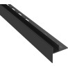 Mexen Line-B nuolaidinis profilis stiklui 180 cm kairė, juodas - 187004180L