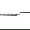 Mexen Line-B sieninė nuolydžio juosta 120 cm kairė, juoda - 187002120L