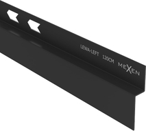 Mexen Line-B prie sienos esantis nuolydžio juosta 120 cm kairė, juoda - 187002120L