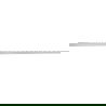 Mexen Line-B sieninė nuolydžio juosta 120 cm dešinė, nerūdijantis plienas - 181002120R