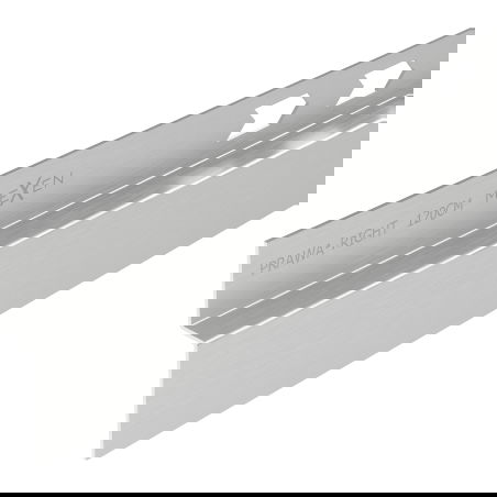 Mexen Line-B sieninė nuolydžio juosta 120 cm dešinė, inox - 181002120R