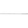 Mexen Line-B sieninė nuolydžio juosta 180 cm kairė, inox - 181002180L
