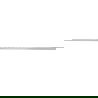 Mexen Line-B sieninis nuolydžio profilis 180 cm kairė, nerūdijantis plienas - 181002180L