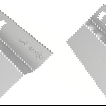 Mexen Line-B kraštinė nuolydžio juosta sienai 180 cm kairė, inox - 181002180L