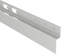 Mexen Line-B sieninė nuolydžio juosta 180 cm kairė, inox - 181002180L