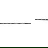 Mexen Line-B sieninė nuolydžio juosta 180 cm kairė, juoda - 187002180L