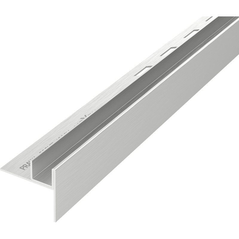 Mexen Line-B nuožulnioji juosta stiklui 180 cm, dešinė, nerūdijantis plienas - 181004180R
