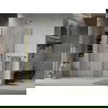 Mexen Lima sulankstoma dušo kabina 90 x 90 cm, Skaidrus, Auksinė - 856-090-090-50-00