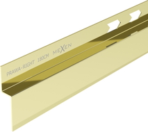 Mexen Line-B siena įlinkio juosta prie sienos 180 cm dešinė, auksinė - 185002180R