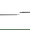 Mexen Line-B atitvaro juosta, sieninė, 180 cm, dešinė, juoda - 187002180R