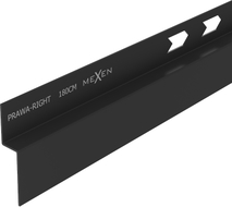 Mexen Line-B sieninė latakų juostelė 180 cm dešinė, juoda - 187002180R