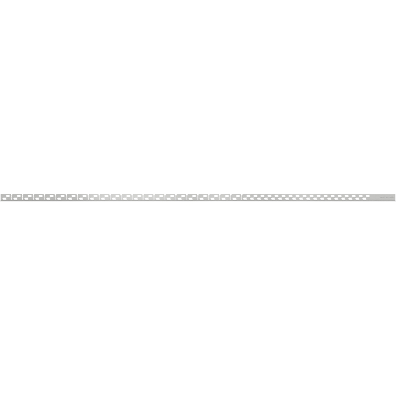 Mexen Line-B grindjuosčių latakas 180 cm kairė, inox - 181001180L