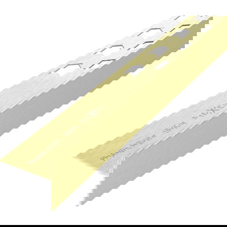 Mexen Line-B grindinis nuolydžio profilis 180 cm dešinė, švelniai šlifuotas auksinis - 185501180R