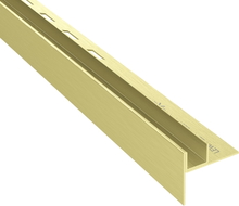 Mexen Line-B nuožulnus stiklo profilis 120 cm kairysis, auksinė šepetėlis - 185504120L