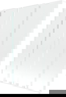 Mexen Velar L Duo vonios perkėlimas 2-duris stumdomas 140 x 150 cm, skaidrus, baltas - 896-140-003-02-20