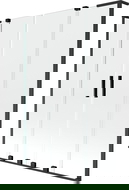 Mexen Velar L Duo dviejų dalių vonios ekranas 140 x 150 cm, permatomas, juodas - 896-140-003-02-70