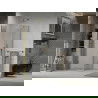 Mexen Lima sulankstoma dušo kabina 100 x 100 cm, Skaidrus, Auksinė - 856-100-100-50-00