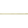 Mexen Line-B nuožulnus stiklo profilis 120 cm kairysis, auksinė šepetėlis - 185504120L