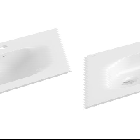 Mexen Vela įleidžiamas praustuvas 51 x 46,5 cm, blizgi balta - 25235000