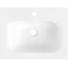 Mexen Vela įleidžiamas stalviršio praustuvas 61 x 46,5 cm, balta blizgi - 25236000