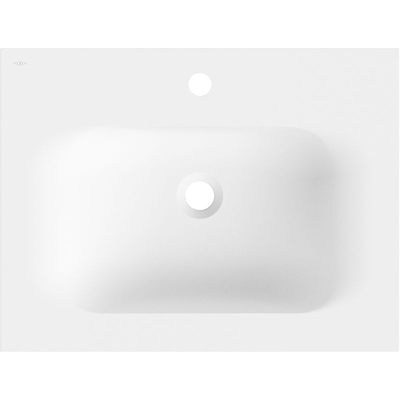 Mexen Vela įleidžiamas praustuvas 61 x 46,5 cm, baltas matinis - 25236001