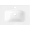Mexen Vela įleidžiamas į stalviršį praustuvas 71 x 46,5 cm, balta blizgi - 25237000