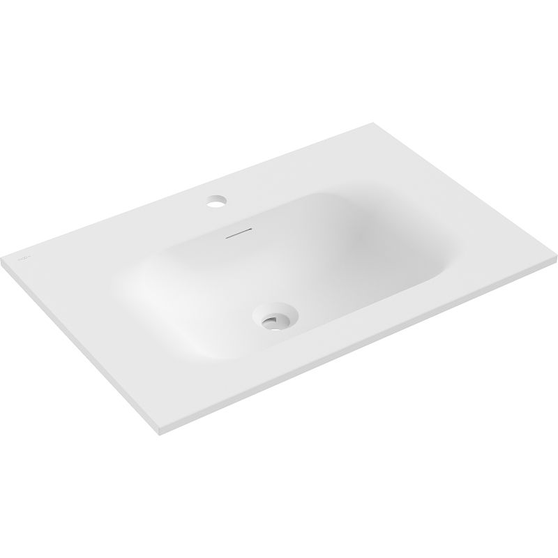 Mexen Vela įmontuojamas praustuvas 71 x 46,5 cm, baltas matinis - 25237001