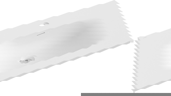 Mexen Vela įleidžiamas į stalviršį praustuvas 71 x 46,5 cm, baltas matinis - 25237001