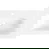Mexen Vela įleidžiama į stalviršį kriauklė 81 x 46,5 cm, balta blizgi - 25238000